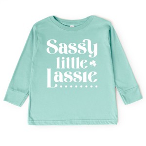 The Juniper Shop Sassy Little Lassie Classy Toddler Long Sleeve Tee - 1 of 4