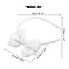 Unique Bargains Bow Headband Fashion Cute Polyester Hairband for Teenager 5.9x4.4 Inch - 4 of 4