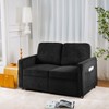 TiramisuBest Retractable 3 Seater Sofa, Easy To Assemble, Suitable For Living Rooms, Apartments And Flexible Sofas For Small Spaces,Olive Green - 2 of 4