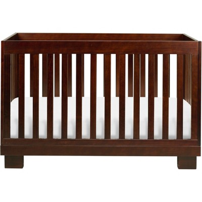 Babyletto Modo 3-in-1 Convertible Crib with Toddler Rail - Espresso, Brown