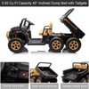 24V Ride on Toys for Big Kids, 4WD Electric UTV 2 Seater Ride on Cars with Remote Control, Ride on Truck w/ 6-Wheeler Suspension - 3 of 4