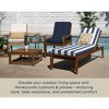 Honeycomb Outdoor Highback Dining Chair Cushion - 3 of 4