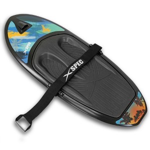 Xspec Kneeboard with Hook for Knee Surfing Boating Waterboarding, Black - 1 of 4