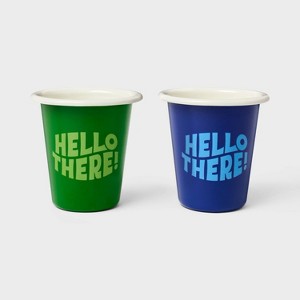 2pk 12oz Enameled Cup Set - Tabitha Brown for Target - 1 of 4