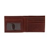 American Bison Men's Oil Pull Up Leather Slim Bifold Wallet - 2 of 4