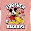 Girls' - Disney - Furever And Always Fitted Short Sleeve Graphic T-Shirt - 2 of 4