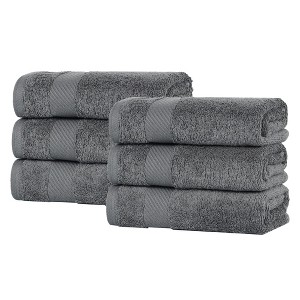 Modern Solid Classic Luxury Egyptian Cotton Towel Set by Blue Nile Mills - 1 of 4