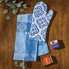 Patricia Heaton Home Blue Geo Jacquard Dishtowel Set of 2 - 2 of 4