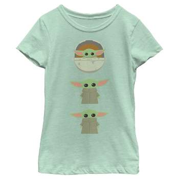Girl's Star Wars: The Mandalorian The Mandalorian The Child Tiny Smile For You T-Shirt