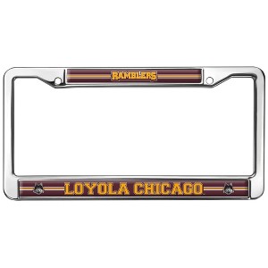 Loyola Chicago Ramblers Logo Full Size Standard License Plate Metal Frame - 1 of 4