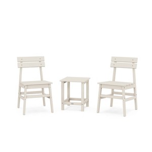 POLYWOOD 3pc Modern Studio Plaza Outdoor Patio Chair Conversation Set - 1 of 1
