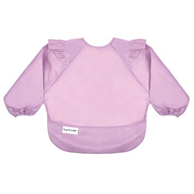 Tiny Twinkle Mess-Proof/Waterproof Long-Sleeve Baby Bib, Machine Washable Smock for Eating