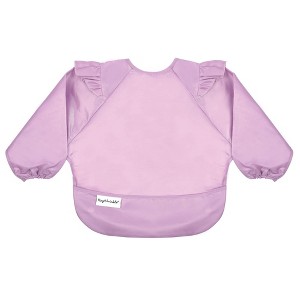 Tiny Twinkle Mess-Proof/Waterproof Long-Sleeve Baby Bib, Machine Washable Smock for Eating - 1 of 4