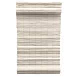 Radiance Brooklyn 34-in Cordless White Distressed Bamboo Roman Shade