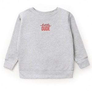 The Juniper Shop Embroidered Little Dude Youth Sweatshirt - 1 of 2