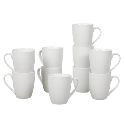 13oz 10pk Porcelain Catering Mugs White - Tabletops Gallery