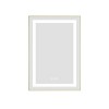 Sapphtopaz Bathroom Wall Mirror,Vanity Mirror with Metal Frame, Wall Mounted Bathroom Mirrors Anti-Fog for Over Sink,Bedroom,Entryway,Living Room - 3 of 4