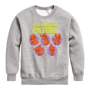 Boys' - Paw Patrol - Halloween Patrol Graphic Long Sleeve Fleece Sweatshirt - 1 of 4