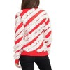 Tipsy Elves Women’s Candy Cane Tinsel Cardigan - Holiday Festive Sweater - image 2 of 4