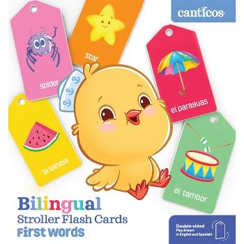 Canticos Bilingual Stroller Flash Cards: First Words - (Canticos Cards) by  Susie Jaramillo (Board Book)