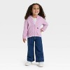 Toddler Girls' Zip-Up French Terry Hoodie - Cat & Jack™ - 4 of 4