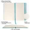 Simply Genius 4 Pack A5 Dotted Notebook, Turquoise Notebooks for Work, Travel, Business, School, Hardcover, 192 Pages, 5.7" x 8.4" - 2 of 4