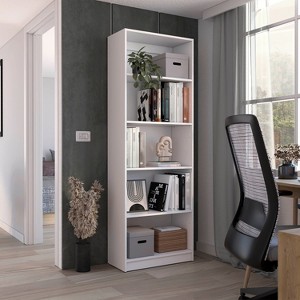 NicBex Bookcases for Living Room Modern 4-Shelf Home Bookcase Display Unit Bookshelf for Home Office, and Bedroom Storage - 1 of 4