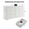 ALEXOUN Drawers Dresser for Bedroom,with Metal Pulls,Clothes Organizer Dressers,Storage Cabinet for Bedroom,Living Room,Office - 3 of 4