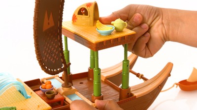 Moana's Adventure Canoe Playset with Doll and Accessories