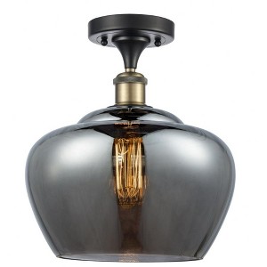 Fenton - 1 Light Semi-Flush Mount In Industrial Style-13 Inches Tall and 11 Inches Wide - 1 of 1