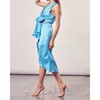 Women's Front Slit Wrap Dress - DO+BE - 2 of 4