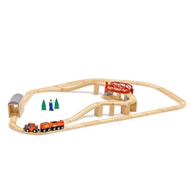 Target wooden train store set