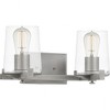 Quoizel Lighting Perry 2 - Light Vanity in  Antique Nickel - 3 of 4