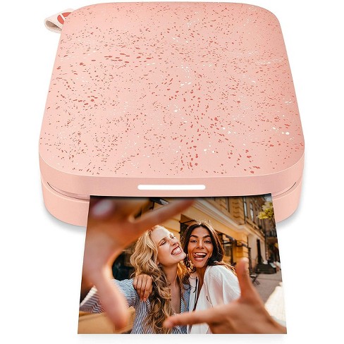 Portable Instant Photo Printer (blush Pink) Print Pictures On Zink Sticky-backed Paper From Your Ios & Android Device. : Target