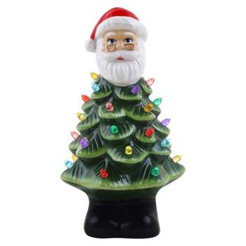 Mr. Christmas 8.5" Nostalgic Ceramic LED Holiday Character Christmas Tree