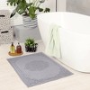 REGALWOVEN Cotton Absorbent Machine Washable Shower Bathroom Floor Towel Rug Bath Mats 18" x 30" - 3 of 4