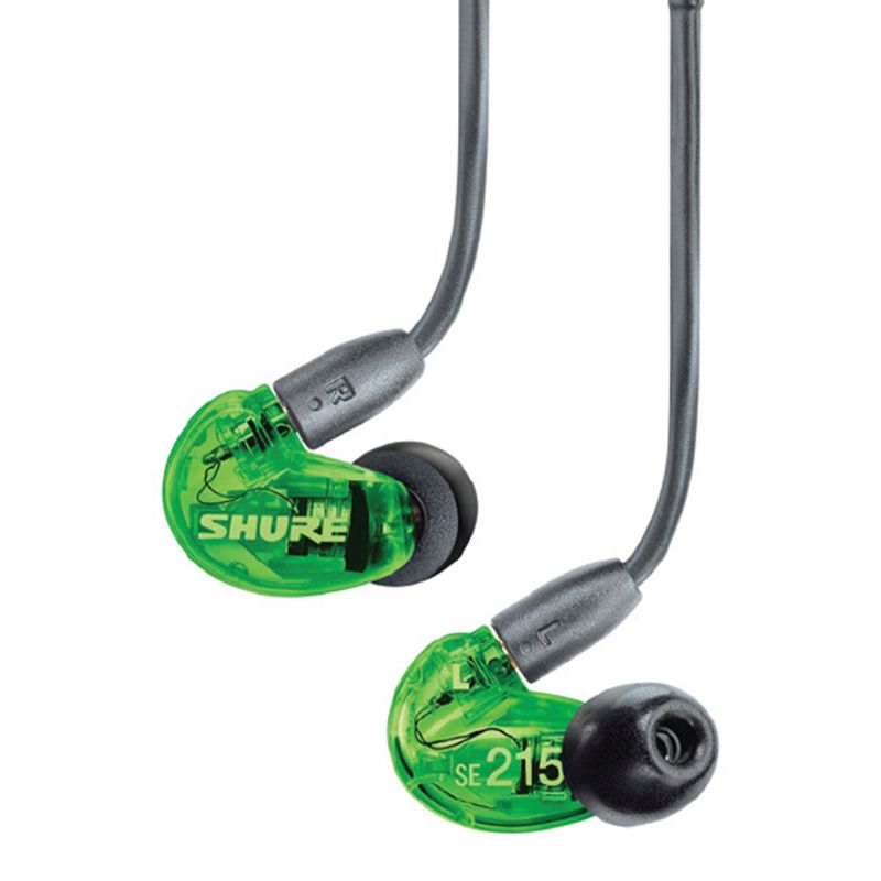 Shure SE215 Professional Sound Isolating Earphones (Limited Edition Green), 1 of 16