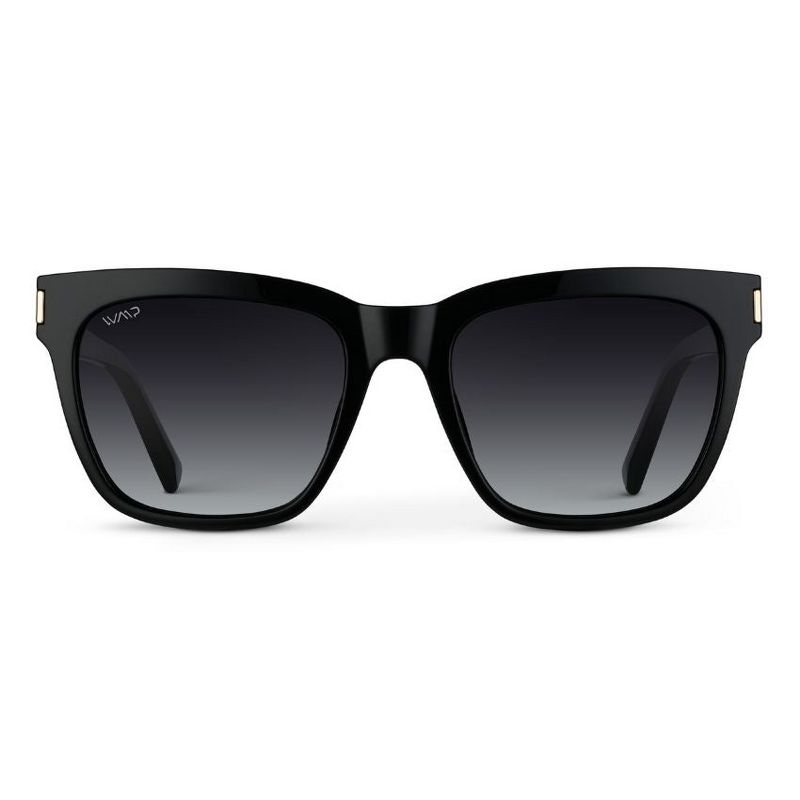 WMP Eyewear Women's Square Thick Frame Sunglasses, 1 of 4