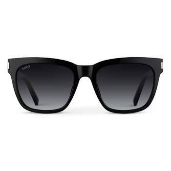 WMP Eyewear Women's Square Thick Frame Sunglasses