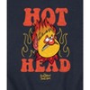 Men's - The Year Without a Santa Claus - Heat Miser Hot Head Graphic Fleece Sweatshirt - 2 of 4