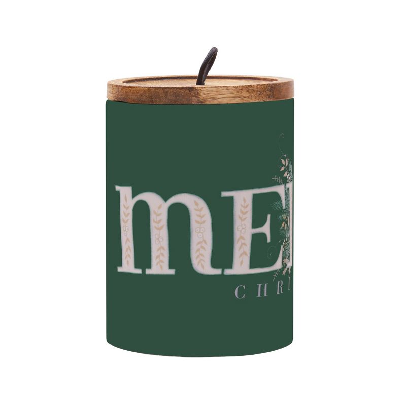 Gallerie II Emerald Christmas Canister Lg, 1 of 6