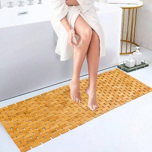 Bath Mat, 16x48 Inch, Waterproof, Non - Slip, Easy To Clean, Large Rug for Bathroom, Shower, Bathtub - 1 of 4
