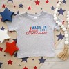 The Juniper Shop Made In America Stars And Stripes Toddler Short Sleeve Tee - 2 of 2
