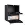 NicBex 3-Drawer Mobile File Cabinet with Lock 5 Wheel Design Under Desk Storage Filing Cabinet for Home, Office - 2 of 4