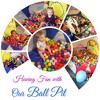 Etokfoks Kids Ball Pit Pop Up Playhouse 4 Ft 120CM Large Toddler Playpen with Basketball Hoop and Zipper Bag Balls Not Included 1 Piece - 4 of 4