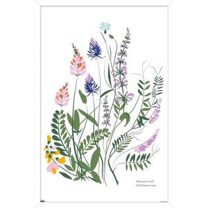 Trends International Botanical Collection - Wild Flowers Framed Wall Poster Prints - 1 of 4