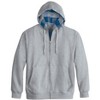 Collections Etc Men's Plaid Lined Knit Hoodie - 4 of 4