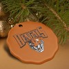 Buffalo State College Primary Logo Porcelain Scalloped Holiday Christmas Tree Ornament  2.8" (7.1 cm) - 4 of 4