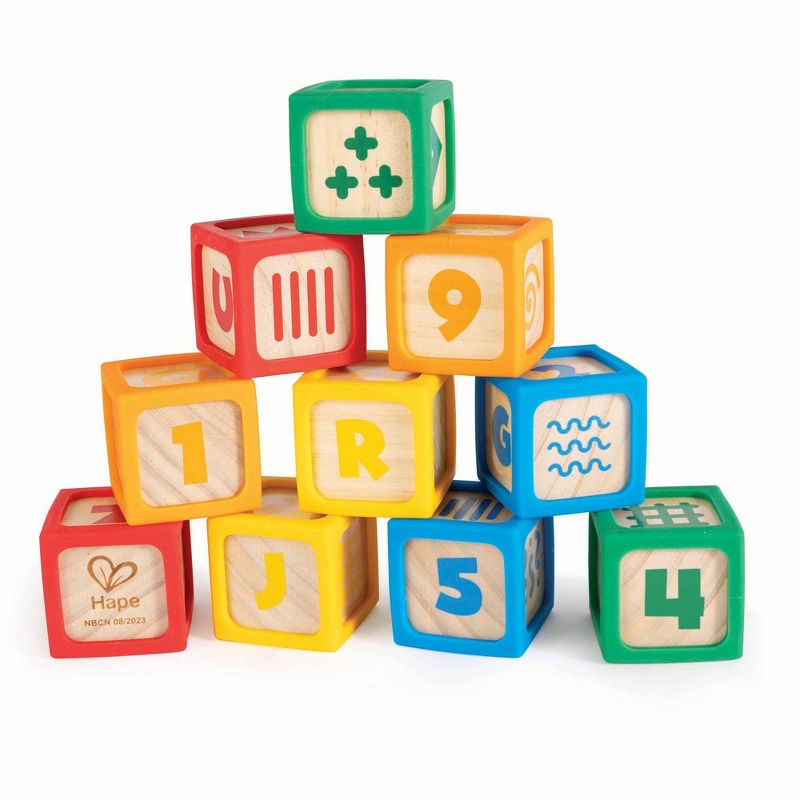 Hape My First Wooden Blocks Stacking Toy, 3 of 17
