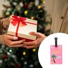 Unique Bargains Cartoon Airplane Tree Luggage Tag Pink 1 Pc - 4 of 4